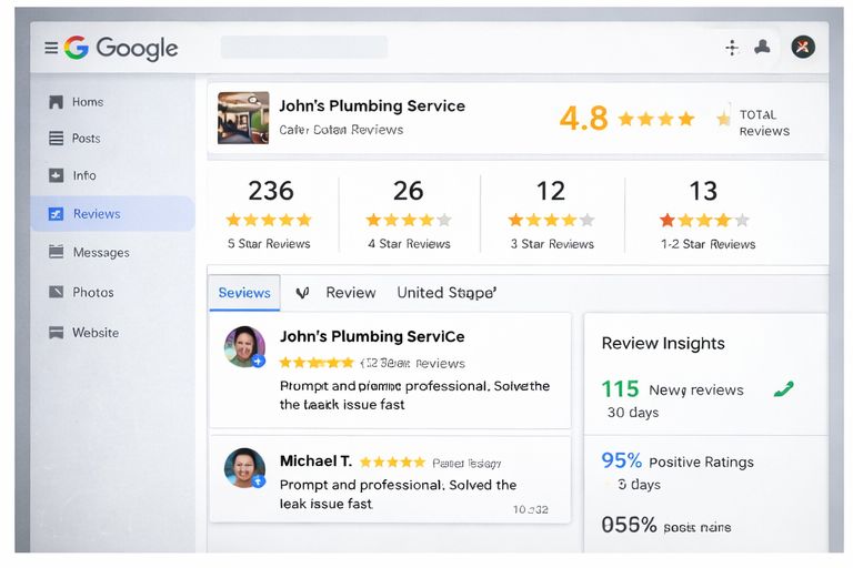 Professional google reviews service for plumbers in the United States. Increase plumbing company reviews, improve google reviews plumbing business visibility, 
Professional google reviews service for plumbers in the United States. 
Increase plumbing company reviews, improve google reviews plumbing business visibility, 
google reviews plumbing business dashboard showing plumbing company reviews